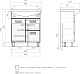 Volna Мебель для ванной Joli 70.1D.2Y R белая – картинка-44